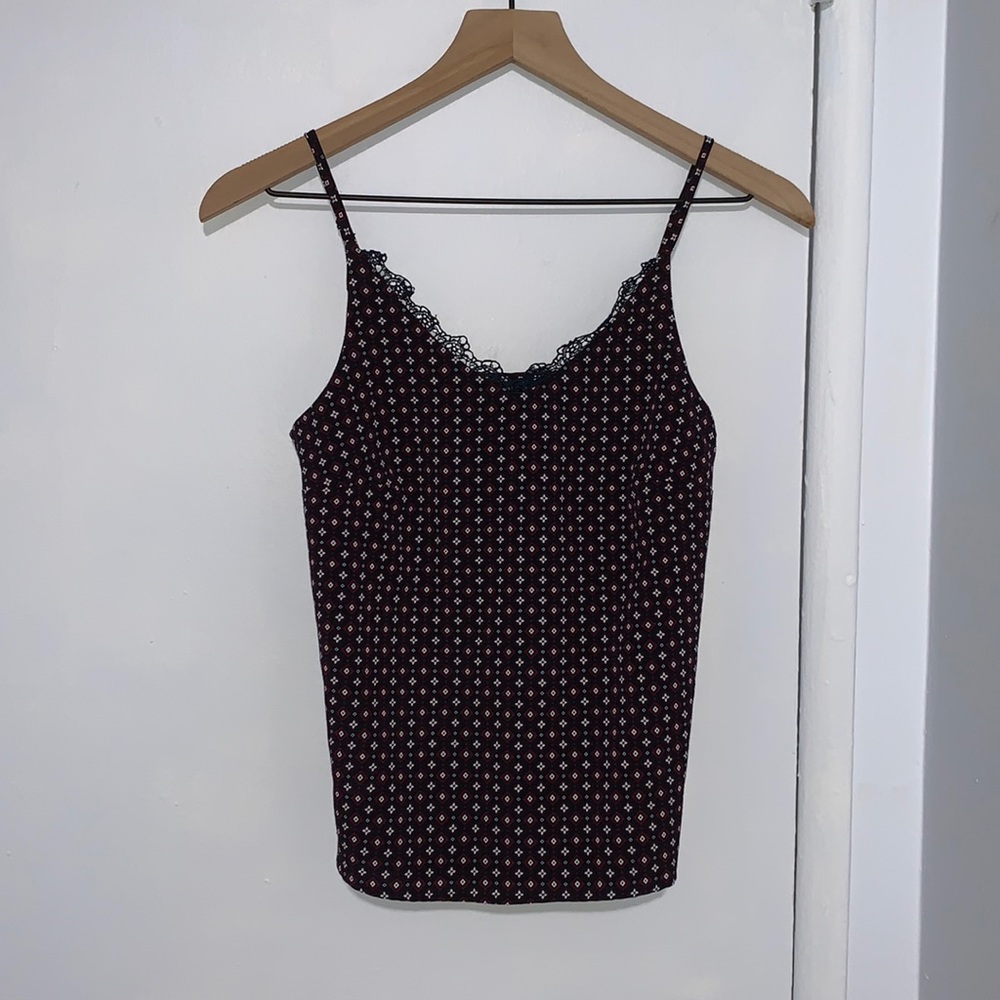 Printed banana republic tank cami